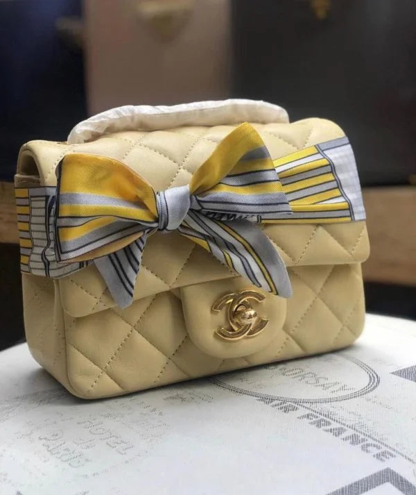 Chanel Flap Bags For Women With Silk Scarf 鈥� 7 Colors