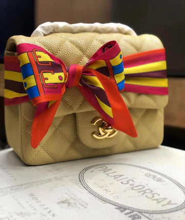Chanel Flap Bags For Women With Silk Scarf 鈥� 7 Colors
