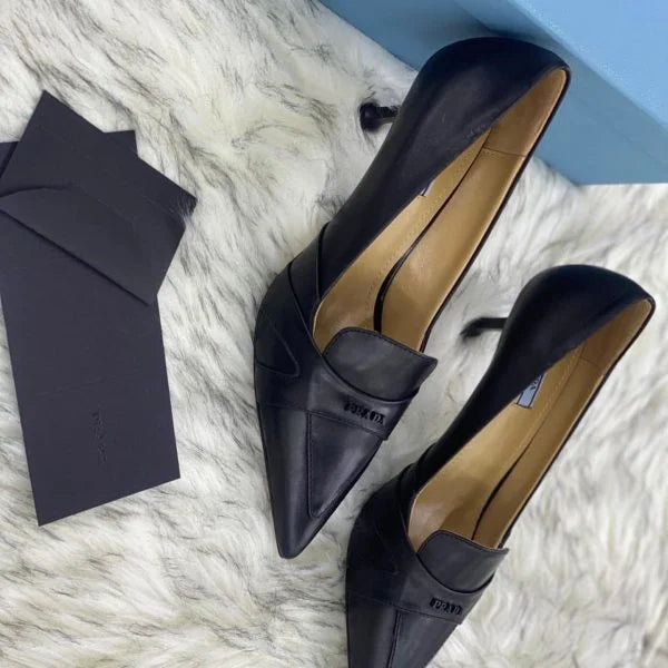 Prada Leather Pumps Heels For Women