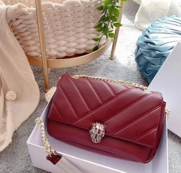 Bvlgari Serpenti Cabochon Shoulder Bag For Women
