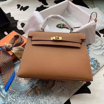 Herm猫s Kelly Bag Brown