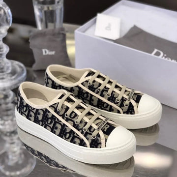 Walk鈥檔鈥橠ior Sneakers Oblique Embroidered