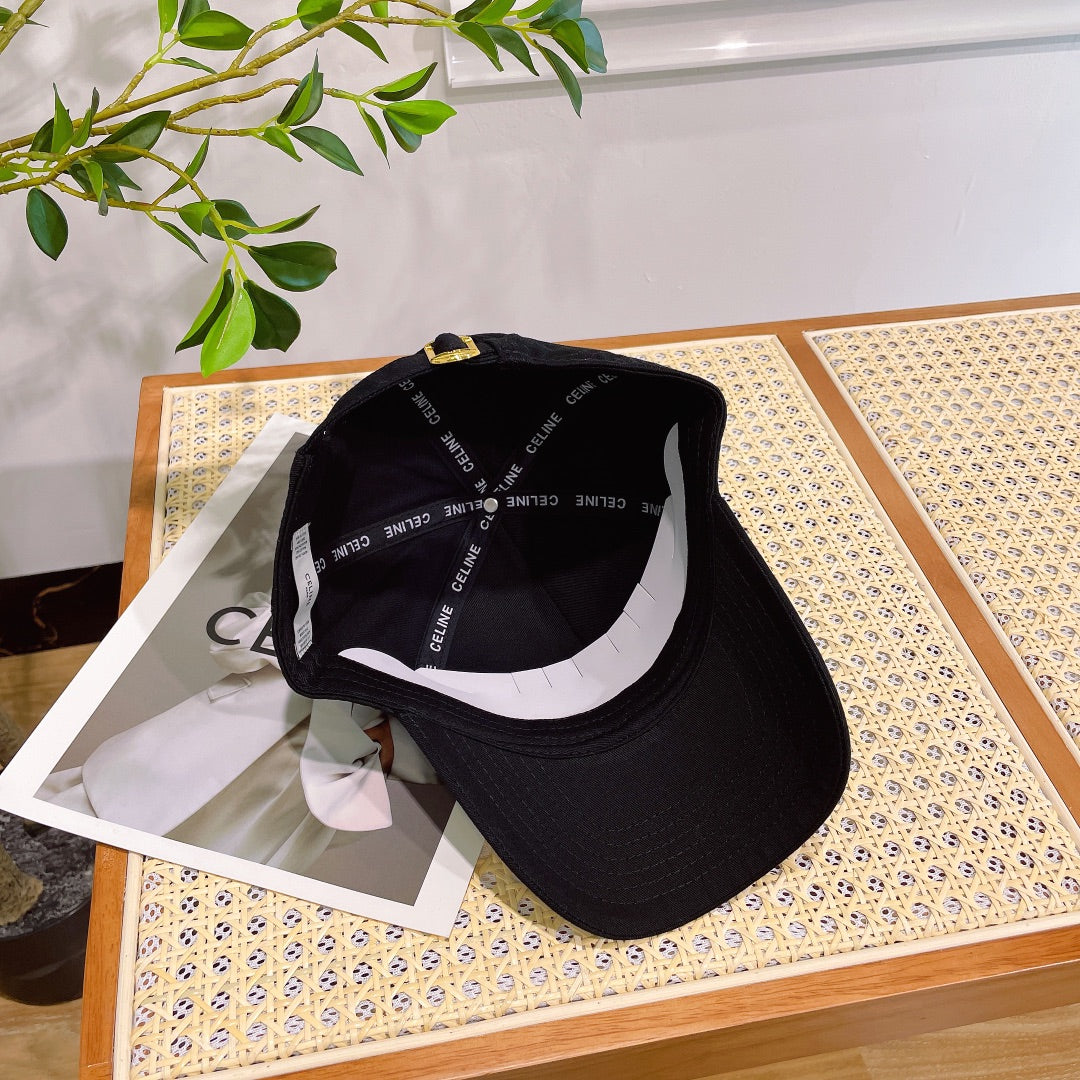 BASEBALL CAP MODEL 652274 IN BLACK FABRIC