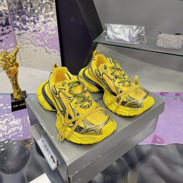 3XL SNEAKER IN YELLOW MIX BLACK MESH AND POLYURETHANE