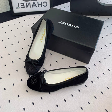 BALLET FLAT BLACK VELVET