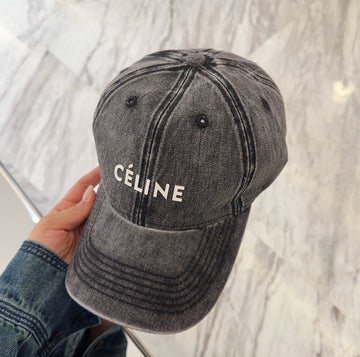 BASEBALL CAP MODEL 650042 IN WASHED BLACK DENIM
