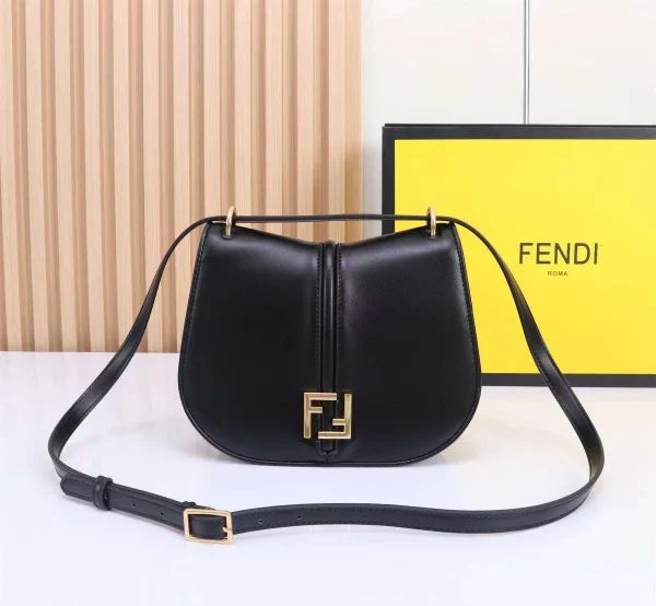 Fendi C Mon Medium Crocodile Leather Bag
