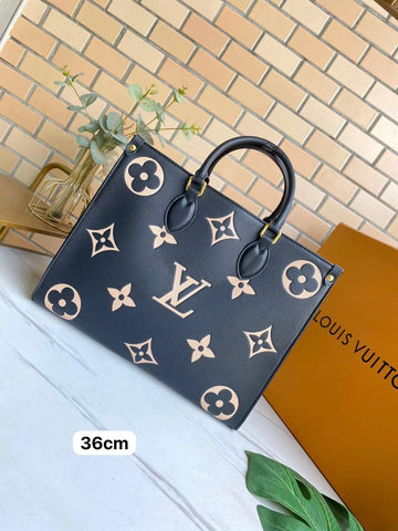 Louis Vuitton On The Go Denim Tote MM