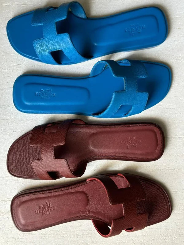 Designer Hermes Oran H Cut Sandals