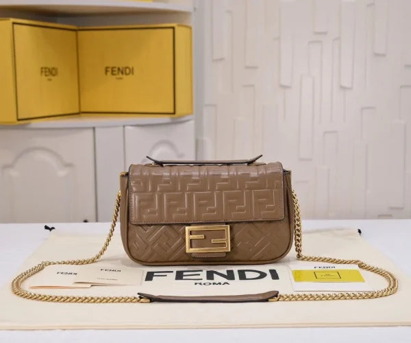 Fendi Baguette Canvas Bag