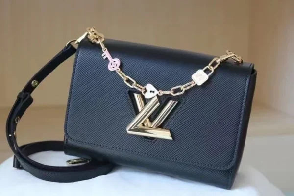 Louis Vuitton Twist MM Gold Miel Brown