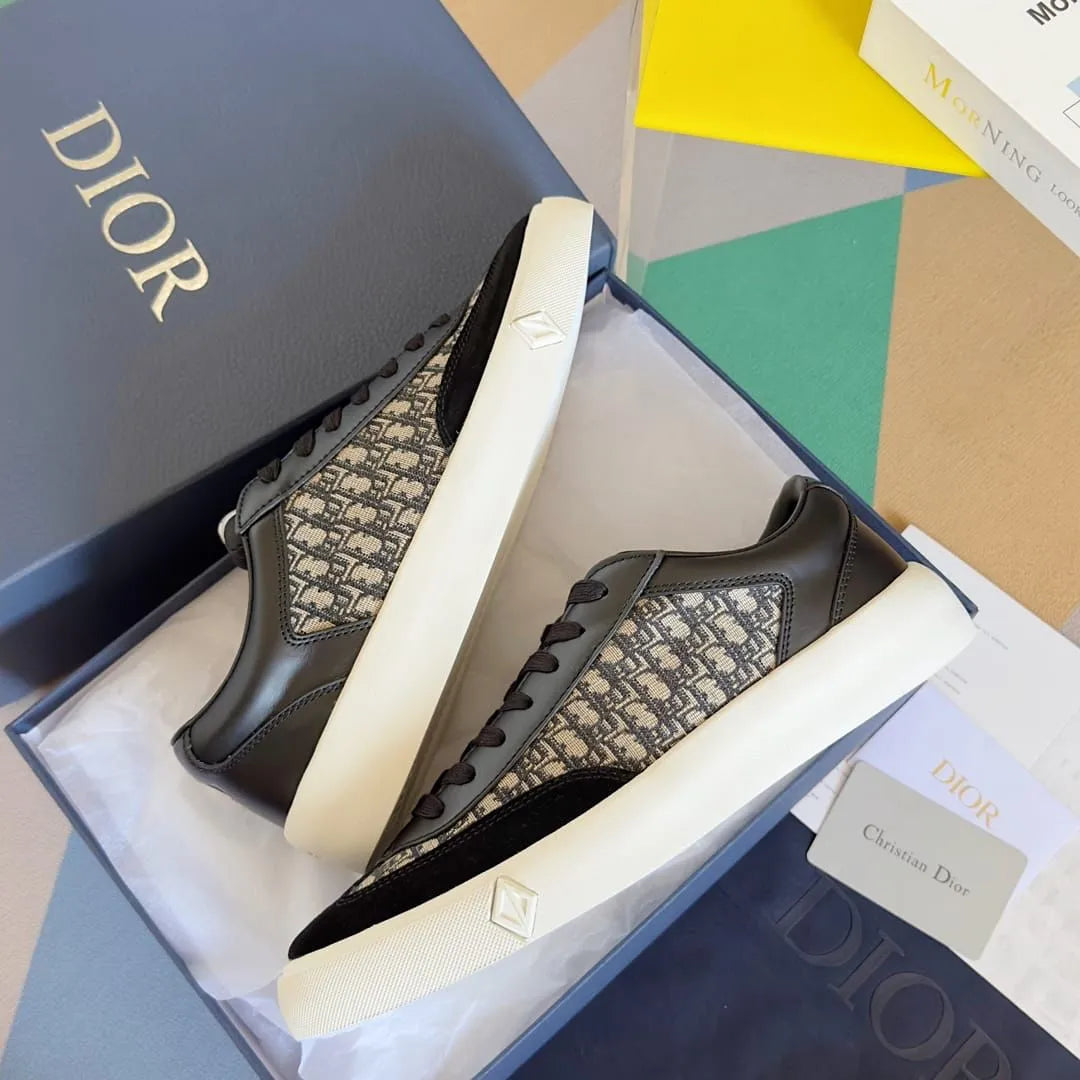 Dior Men Ferragamo Sneaker Navy Blue