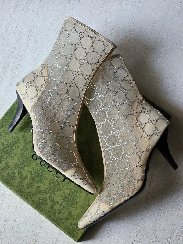 Gucci Women’s GG Mid-Heel Boot