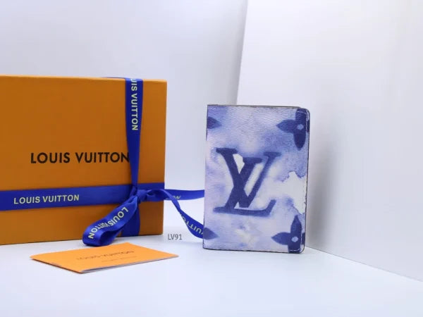 Louis Vuitton Watercolor Multicolor Monogram Logo Pocket Organizer