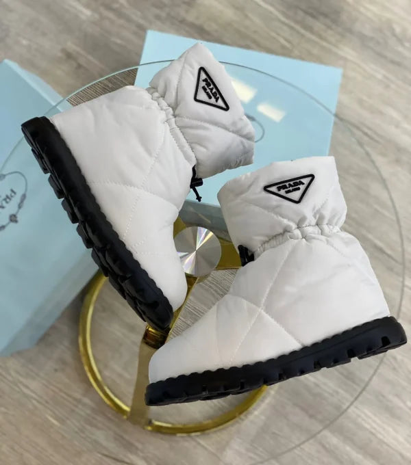Prada Pradded Nylon Boots