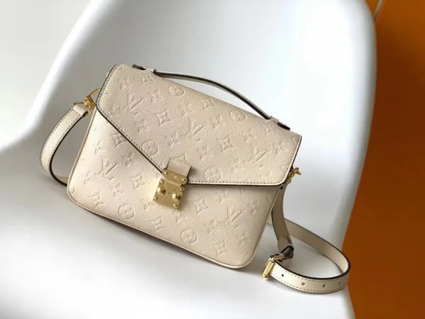 Louis Vuitton Tourterelle Monogram Pochette Metis Bag