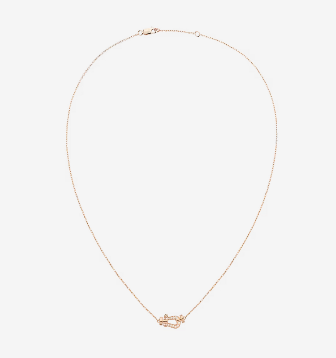 FORCE 10 DIAMOND PINK GOLD NECKLACE MINI MODEL