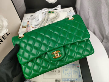 Chanel Classic Flap Bag 25 Green