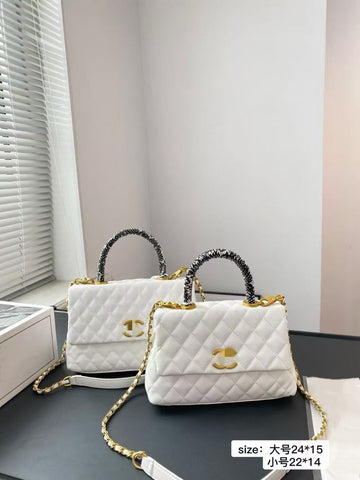Chanel Coco Flap Bag with Top Handle