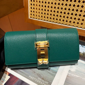 HERM Medor Clutch Bag In  Leather