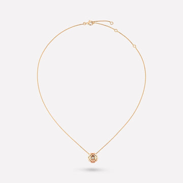 EXTRAIT DE CAMELIA NECKLACE PINK GOLD DIAMOND