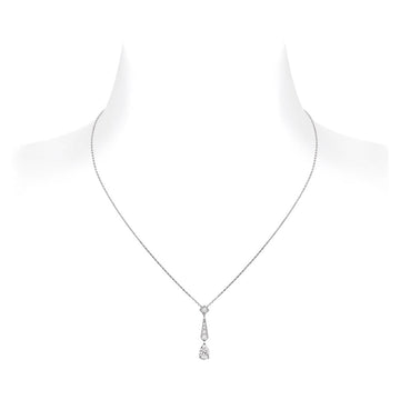 JOSEPHINE SILVER DIAMOND NECKLACE