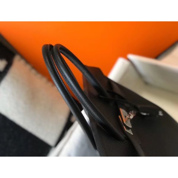 HERM Birkin 30cm Bag In Black Togo Leather PHW