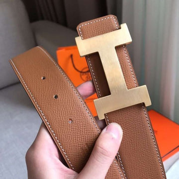 HERM Constance 2 Belt Buckle & Gold Epsom 42MM Strap