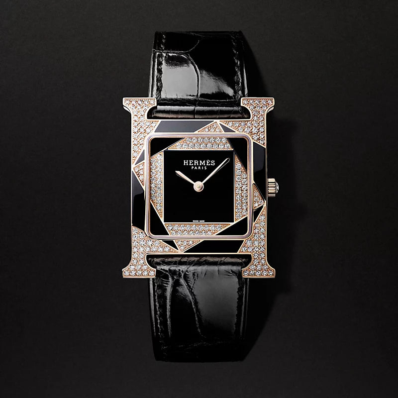 Hermes Heure H Perspective Watch Medium Model 30 mm