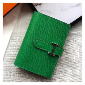 HERM Bearn Mini Wallet In Bamboo Epsom Leather