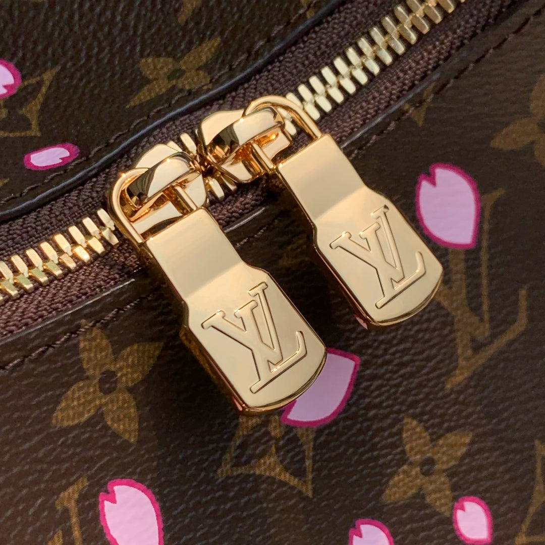 BOULOGNE CHERRY BLOSSOM 29 IN SAKURA BROWN MONOGRAM COATED CANVAS