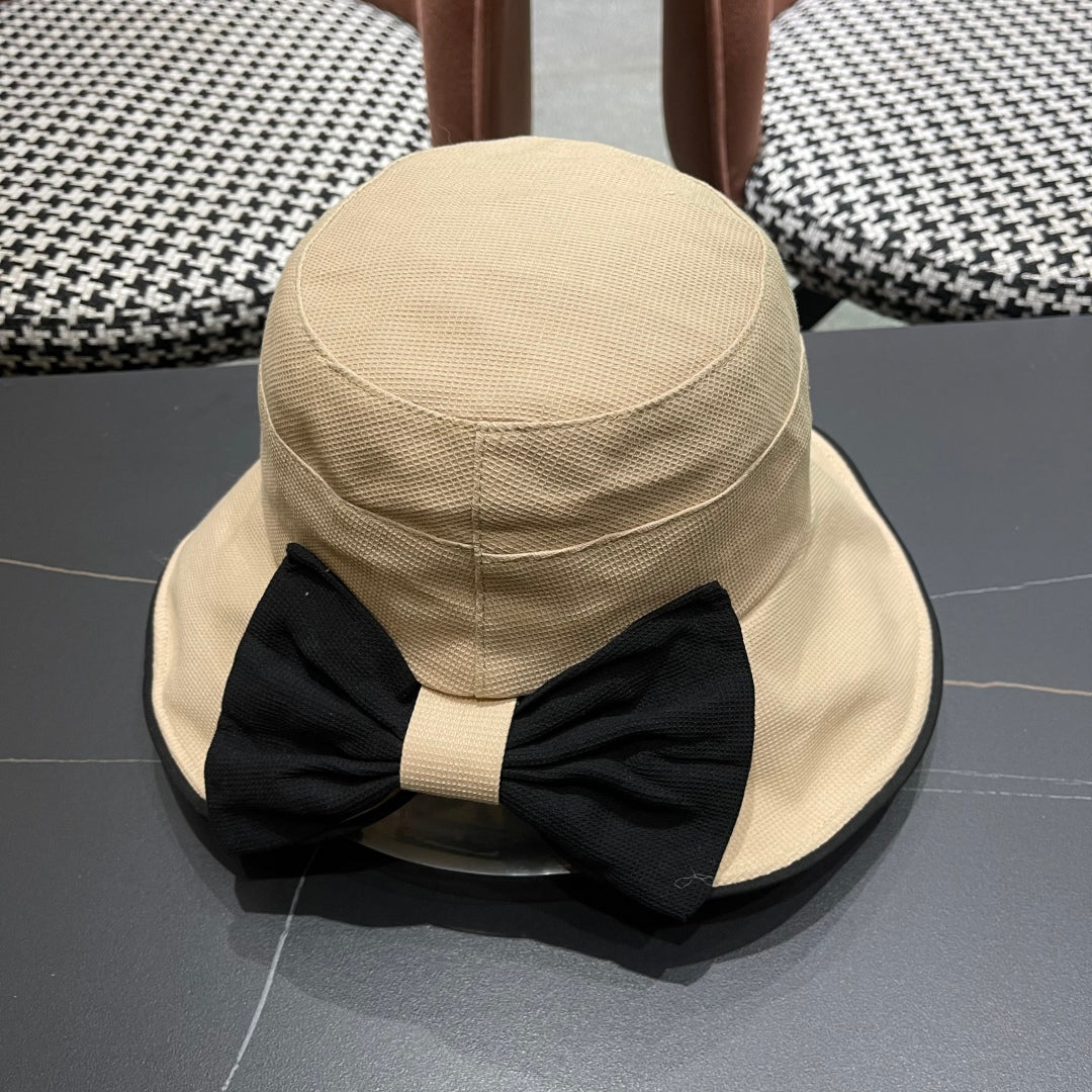 BUCKET HAT MODEL 650291 IN DARK BEIGE FABRIC