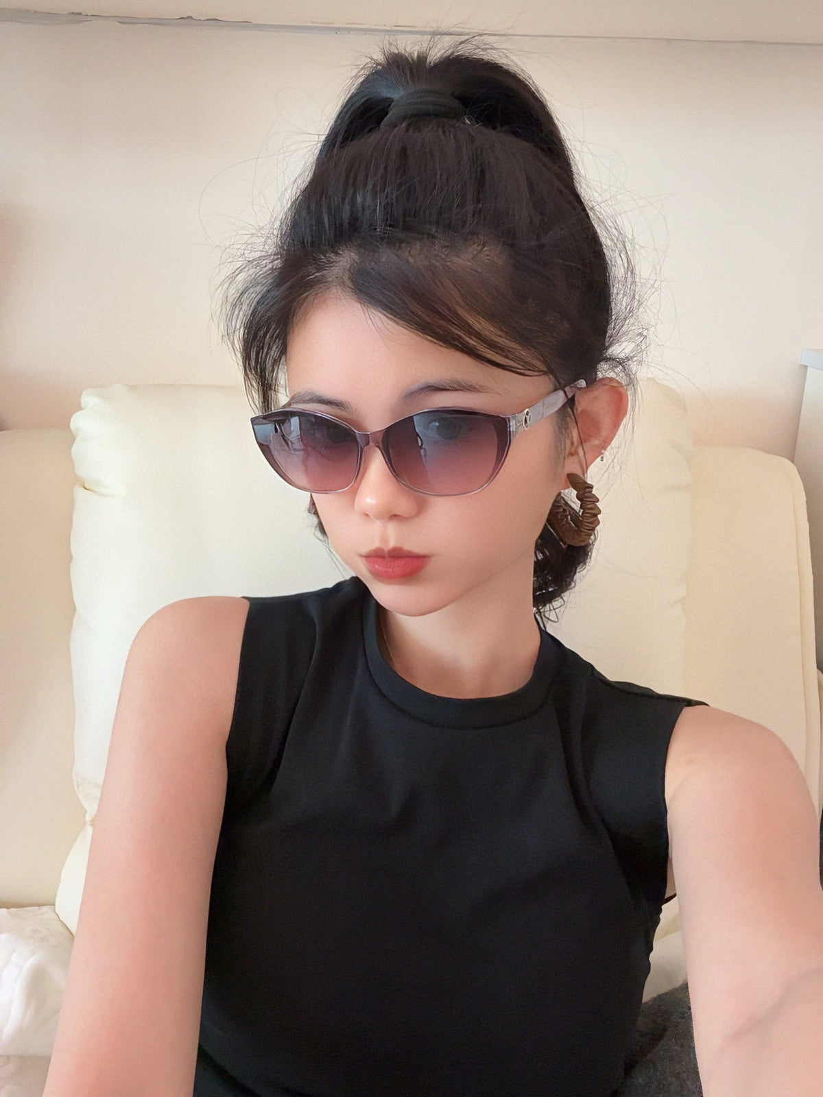 CAT EYE SUNGLASSES L2552 IN ACETATE