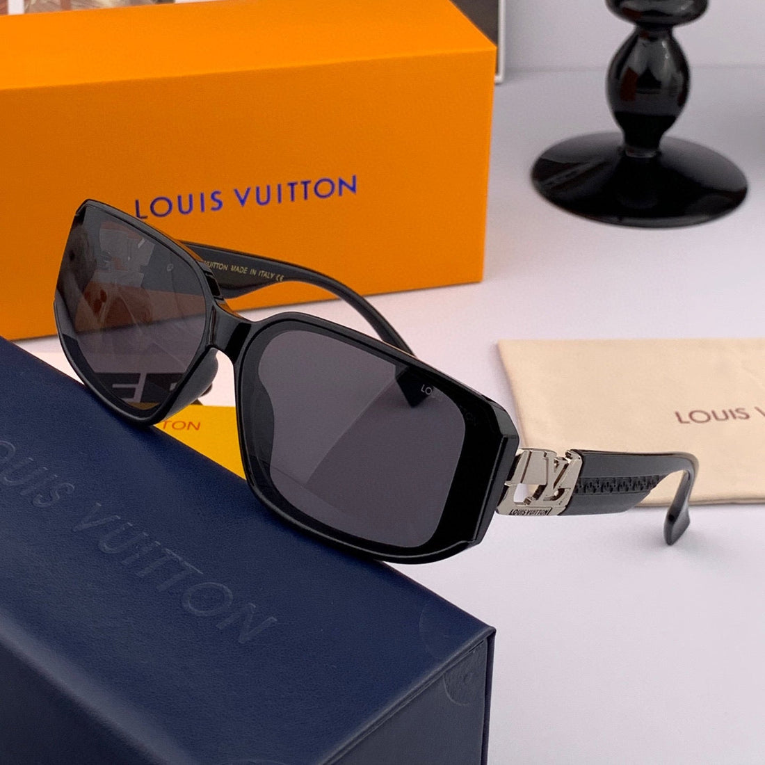 SQUARE SUNGLASSES L5551 IN ACETATE