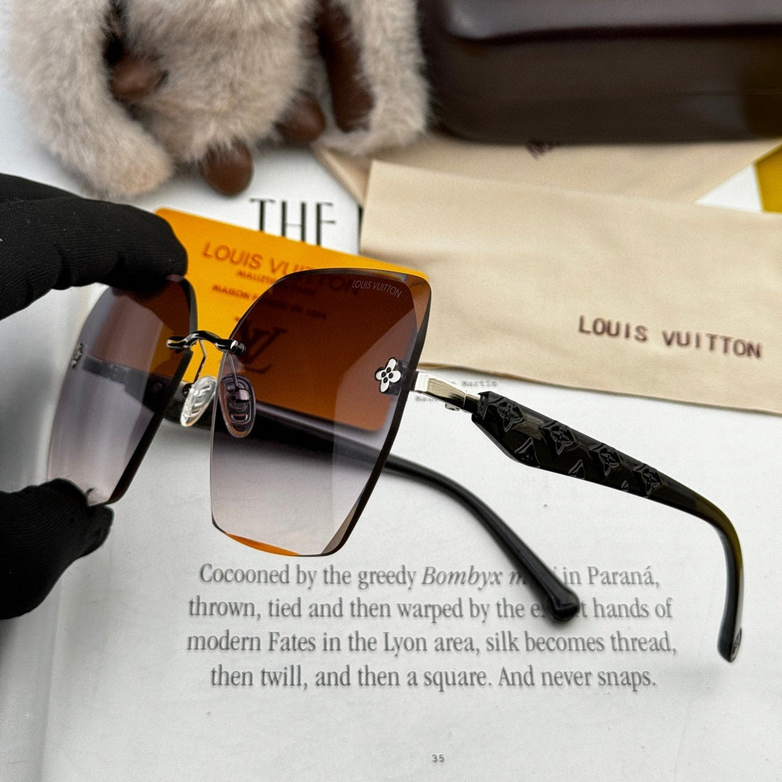 SQUARE SUNGLASSES L8612 IN ACETATE