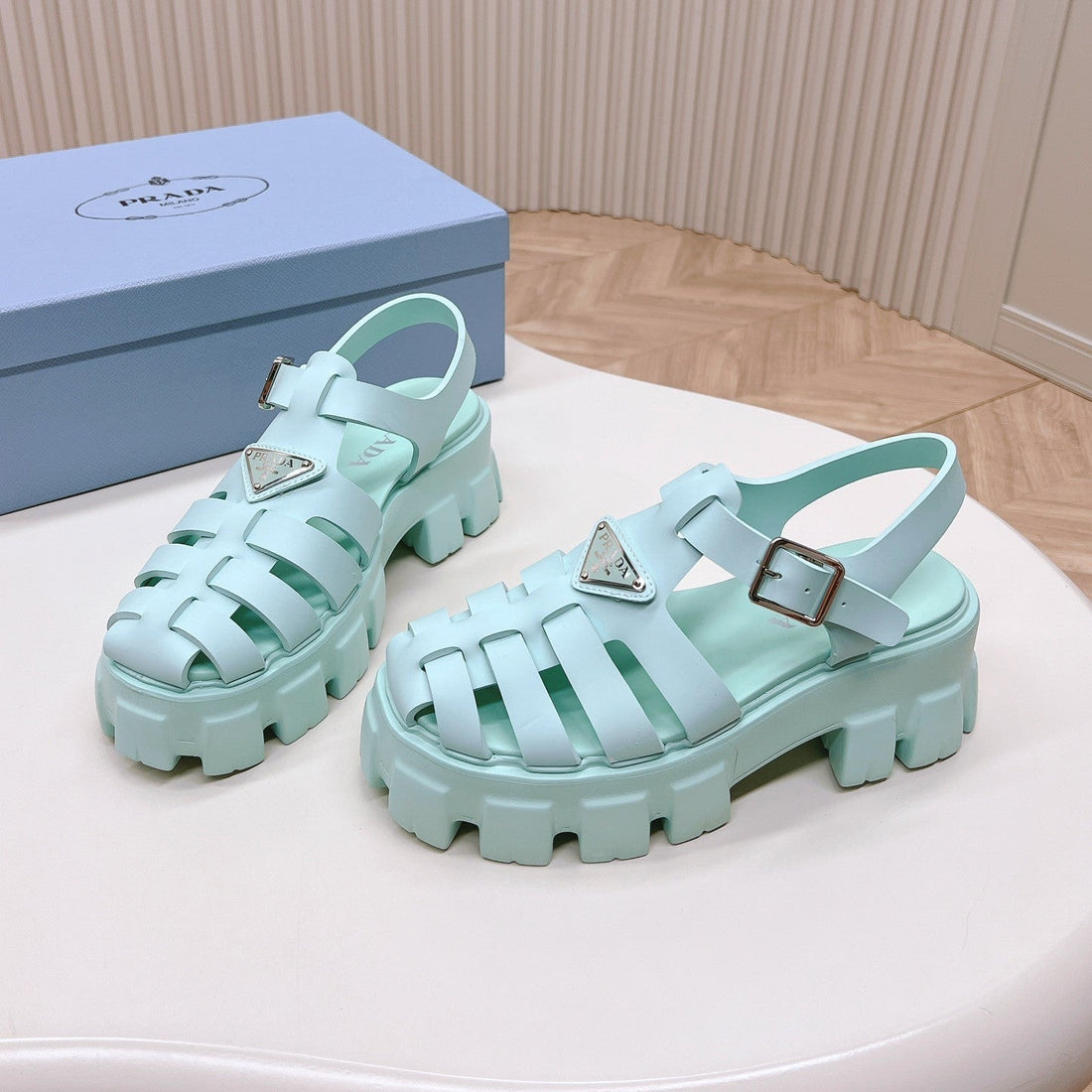 Pra Rubber Monolith Sandals 55 Glass