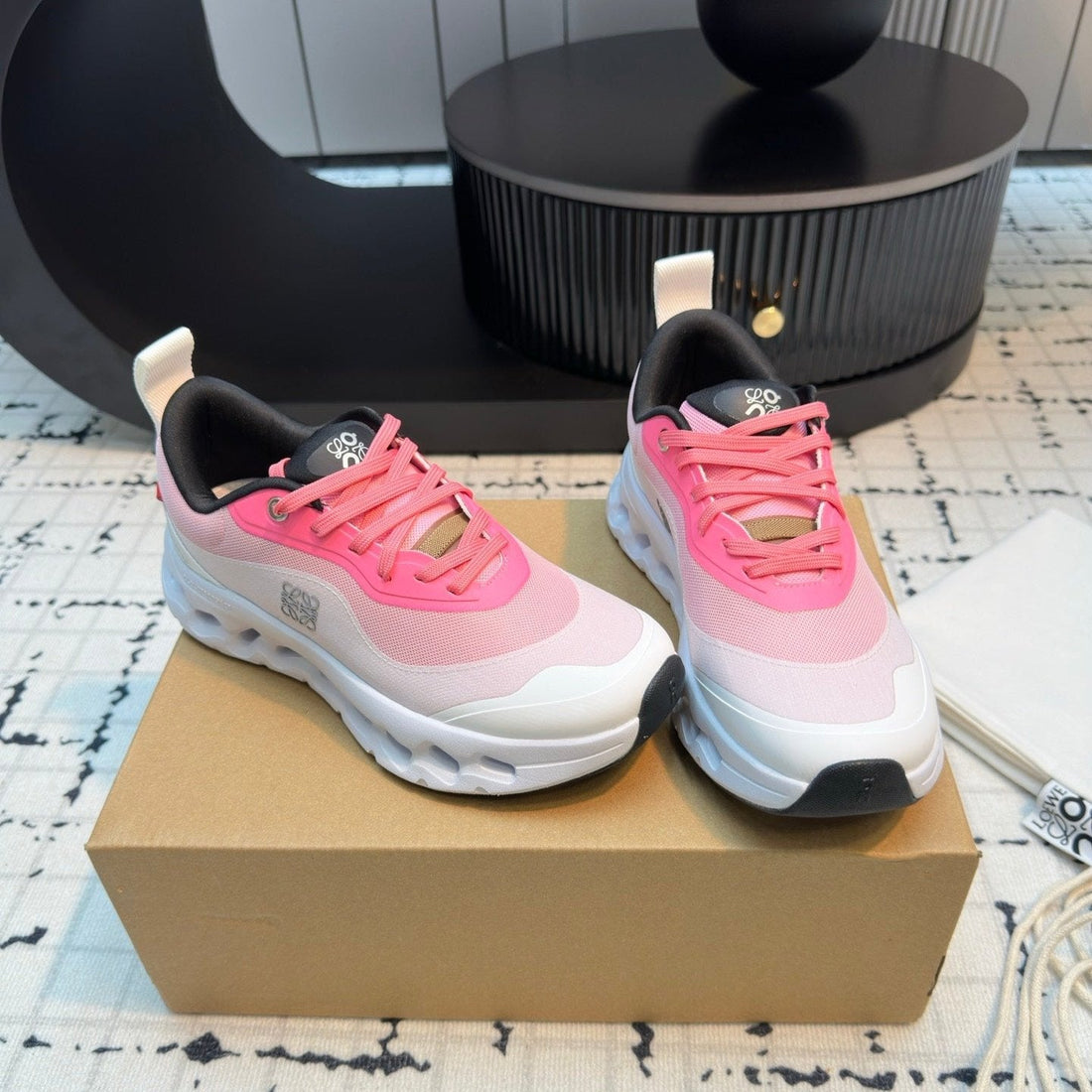 LW CLOUDTILT 2.0 SNEAKER PINK AND WHITE POLYESTER