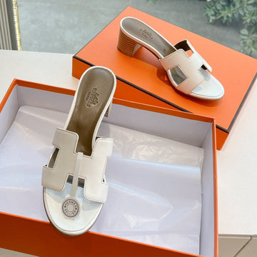 0ASIS SANDAL IN WHITE CALFSKIN