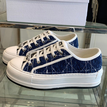 WALK'N PLATFORM SNEAKER DENIM BLUE CANNAGE TWEED