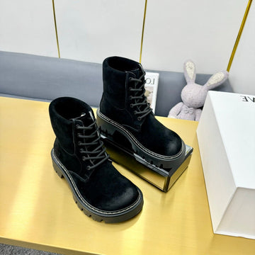 LW SIERRA COMBAT BOOT BLACK SUEDE