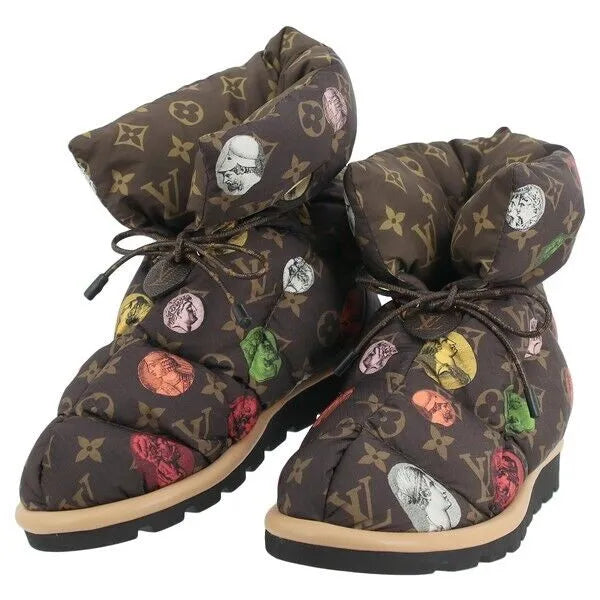 Louis Vuitton Monogram Nylon Snow Boots