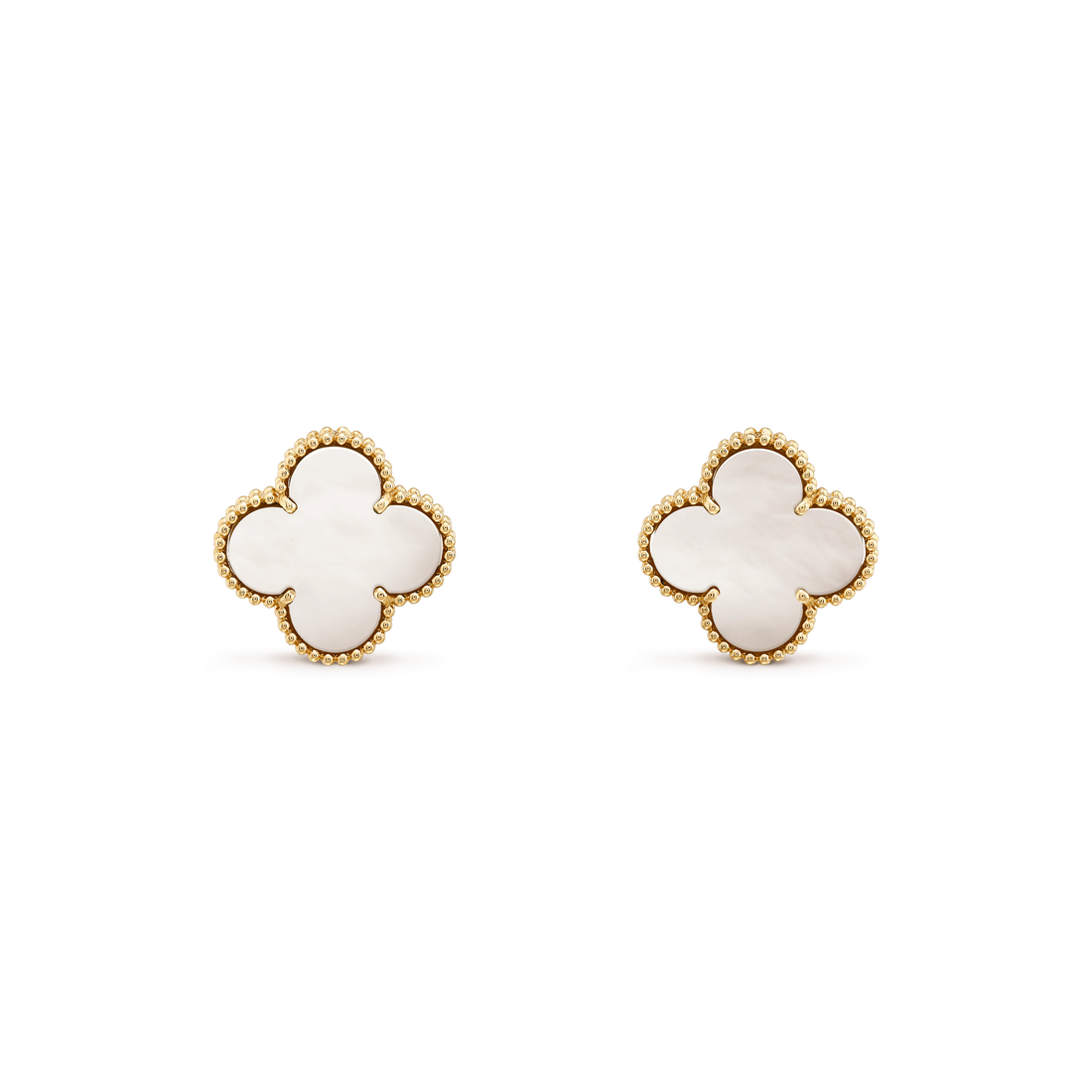 CLOVER MINI GOLD EARRINGS